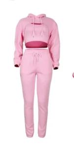 “Women’s Cozy Fleece Tracksuit: Warmth and Comfort for Everyday Wear” - Image 2