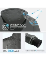 Cold Weather Gear: Men’s Heavy Warm Cotton Padded Winter Coat - Image 3