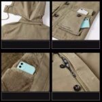Autumn/Winter Men’s Warm Cargo Jacket: Fleeced Thicken Trench Coat - Image 2
