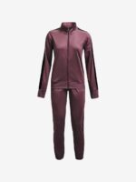 Women’s Premium Maroon Track Suit Set with Black Stripe Detail