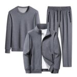 AH Haute Hub Men’s Casual Three-Piece Winter Tracksuit