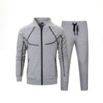 Men’s Summer Tracksuit – Modern Grey Activewear Set