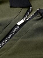 Refined Casual Comfort: Men’s Long Sleeve Polo Shirt with Horse Print - Image 4