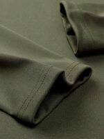 Refined Casual Comfort: Men’s Long Sleeve Polo Shirt with Horse Print - Image 2