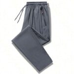 Men’s Winter Fleece-Lined Trousers – Warm and Comfortable Casual Sports Pants with Zipper Pockets - Image 2