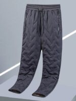 New Men’s Thickened Fleece Trousers – Loose-Fit Outdoor Sports and Casual Wear - Image 2