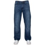 Men’s Regular Fit Jeans Straight Leg Denim Trouser Pants Big Tall All Waist Sizes - Image 2