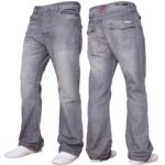 APT Men’s Bootcut Jeans – Wide Leg Flared Denim Trousers for Casual & Work Wear
